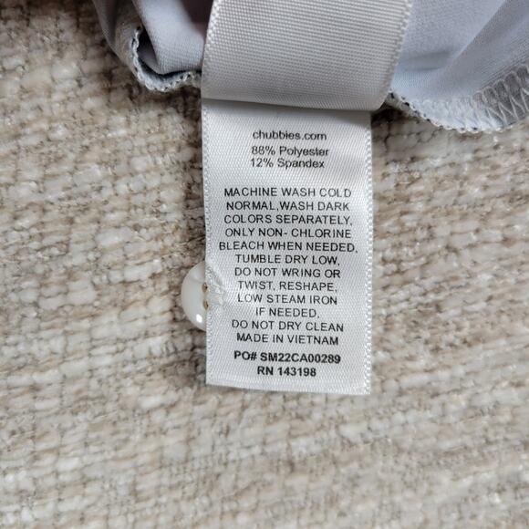 Chubbies The Paint Drips Polo Mens Large Pink Blue Neon Splatter Golf Shirt - Picture 4 of 11